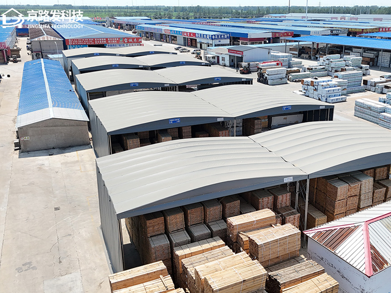 Tenda penyimpanan dapat ditarik