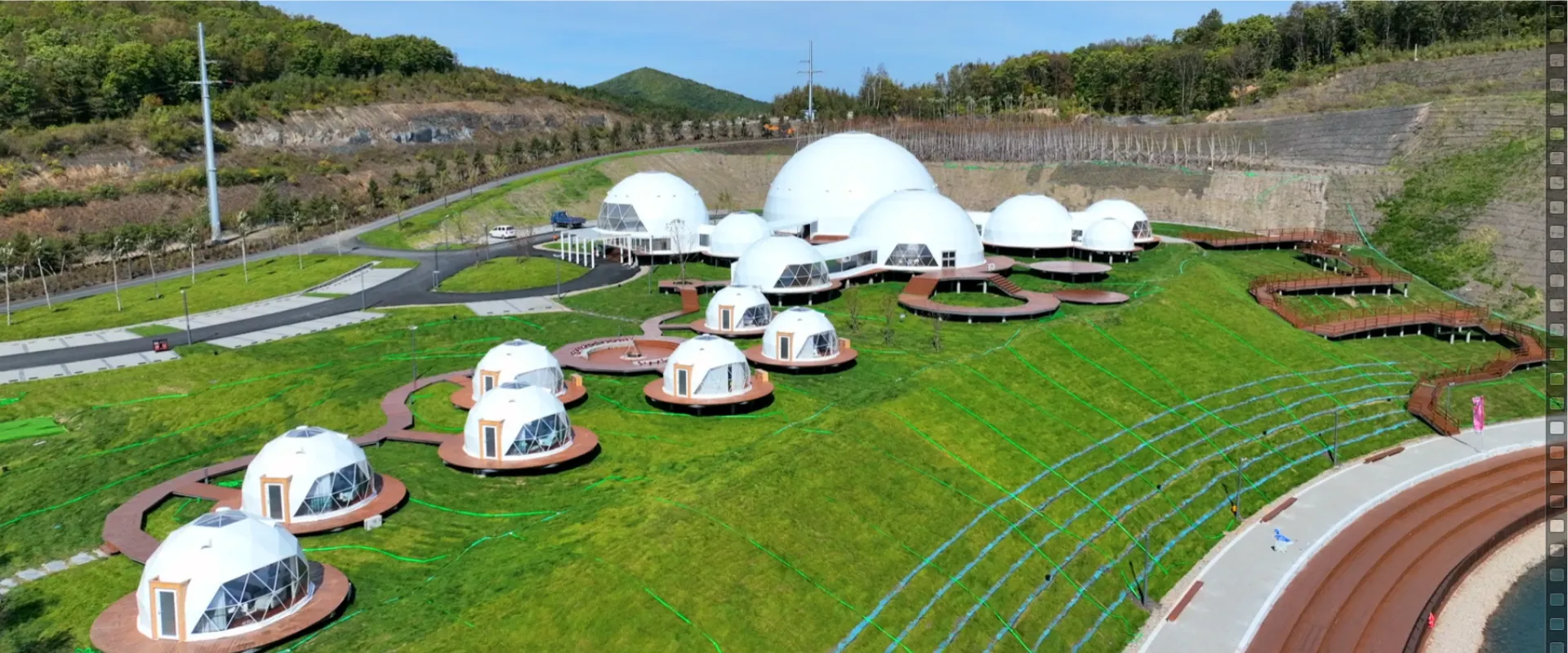 Aksesoris tenda kubah